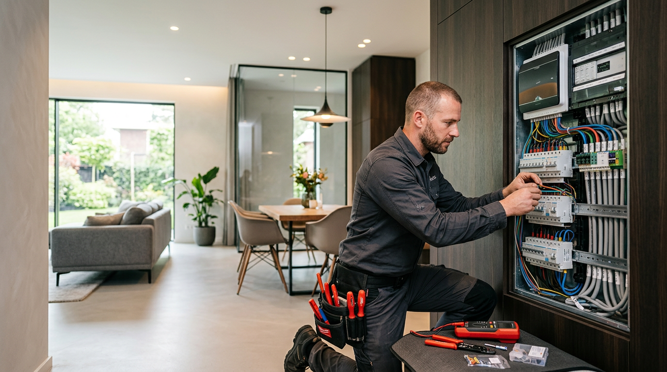 Profesionalne elektroinštalacije v modernem domu